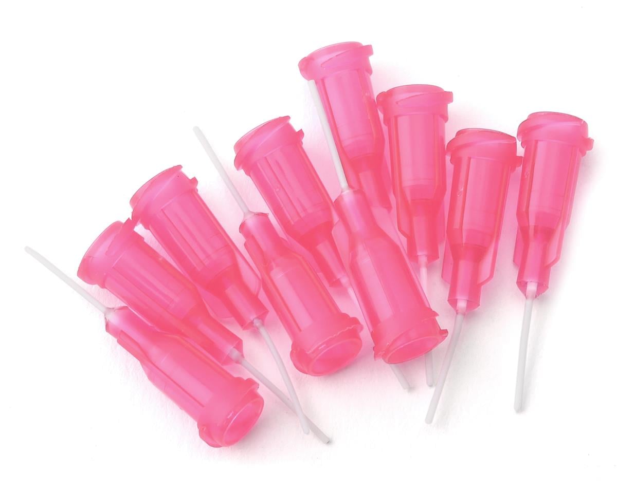 JConcepts RM2 Thin Bore Glue Tip Needles (Pink) (10) JCO8123