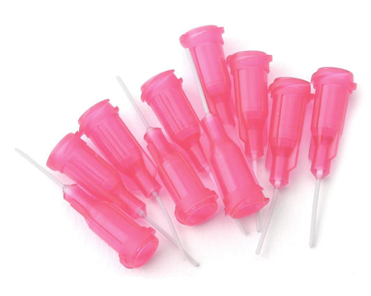JConcepts RM2 Thin Bore Glue Tip Needles (Pink) (10) JCO8123