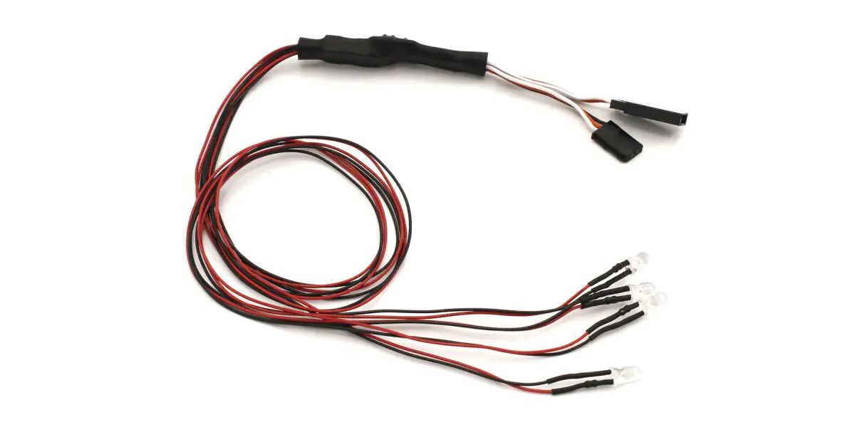 Kyosho LED Light Unit (5mm/4 Bulbs/l=400/halogen) 97054-4H KYO97054-4H