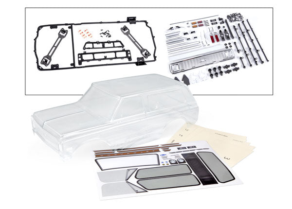 Traxxas TRX-4 1972 Chevrolet Blazer Clear Clipless Body TRA9130