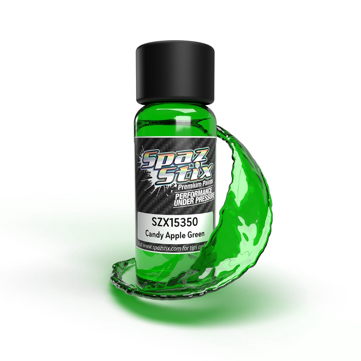 Spaz Stix Candy Apple Green Airbrush Paint 2OZ SZX15350