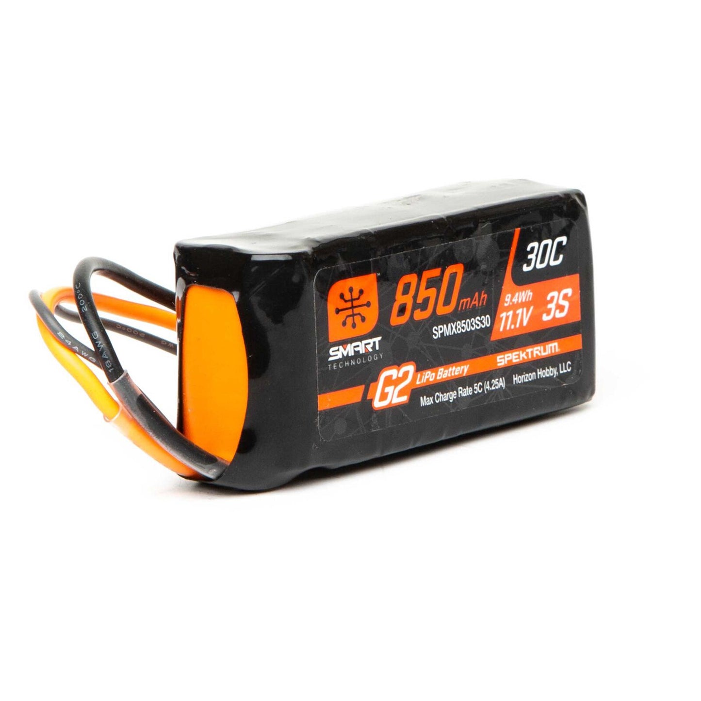 Spektrum 850mah 3S 11.1v Smart G2 30C; IC2 SPMX8503S30