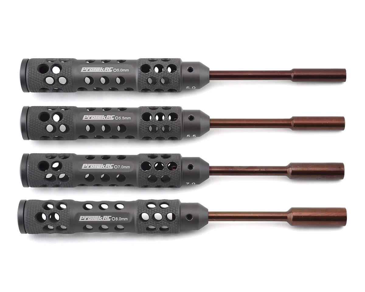ProTek "Trutorque Sl" 4-piece Metric Nut Driver Set (5.0, 5.5, 7.0, 8.0mm) PTK-8282