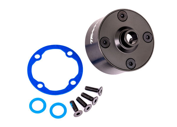 Traxxas Gray Aluminum Differential Carrier & Hardware TRA9581A