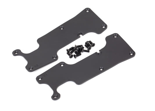 Traxxas Black Rear Suspension Arm Covers (2) TRA9634
