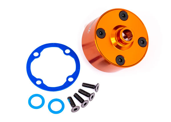 Traxxas Orange Aluminum Differential Carrier & Hardware TRA9581T