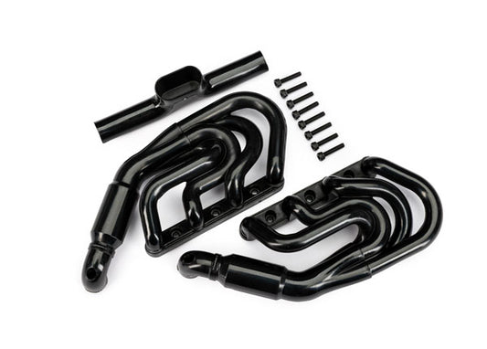 Traxxas Funco Pro Scale Replica Black Exhaust Headers TRA10982-BLK