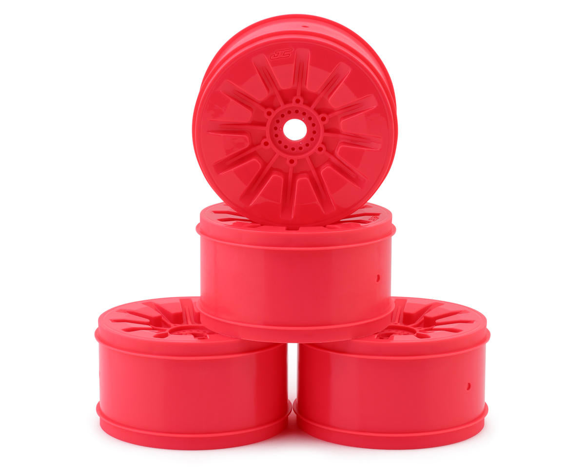 JConcepts Pioneer 4.0" 1/8 Truck Wheels (Pink) JCO8159-4