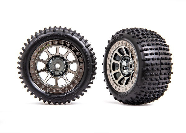 Traxxas Multi-spoke 2.2" Wheels w/ Alias Tires (2) TRA2470T