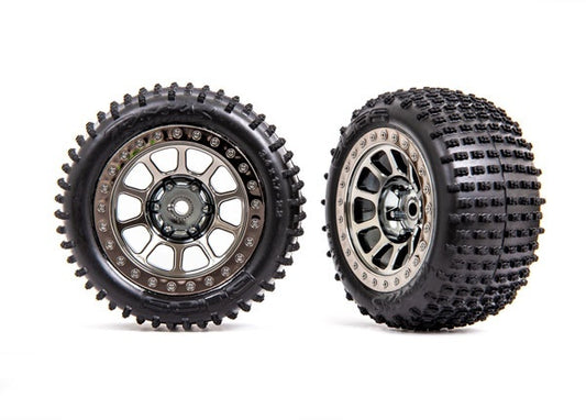 Traxxas Multi-spoke 2.2" Wheels w/ Alias Tires (2) TRA2470T