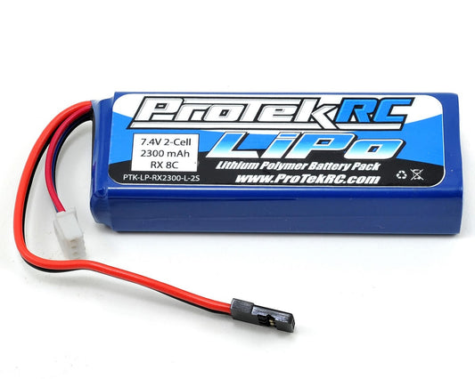 ProTek Lipo Receiver Battery Pack (Mugen/ae/8ight-x) (7.4v/2300mah) PTK-5196