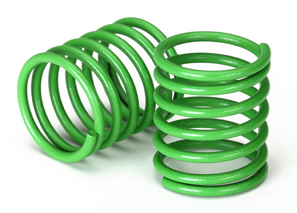 Traxxas Short Green Ultra Shock Springs (2) (3.7-rate) TRA8362G