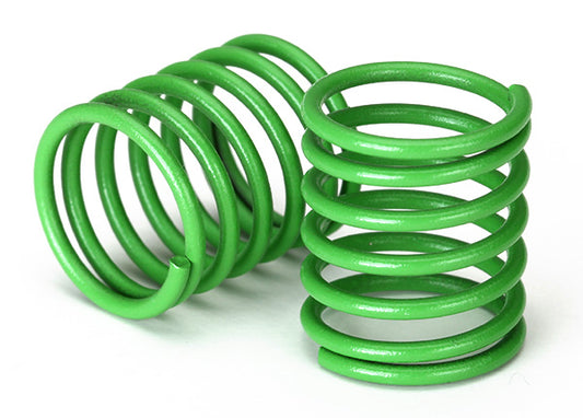 Traxxas Short Green Ultra Shock Springs (2) (3.7-rate) TRA8362G