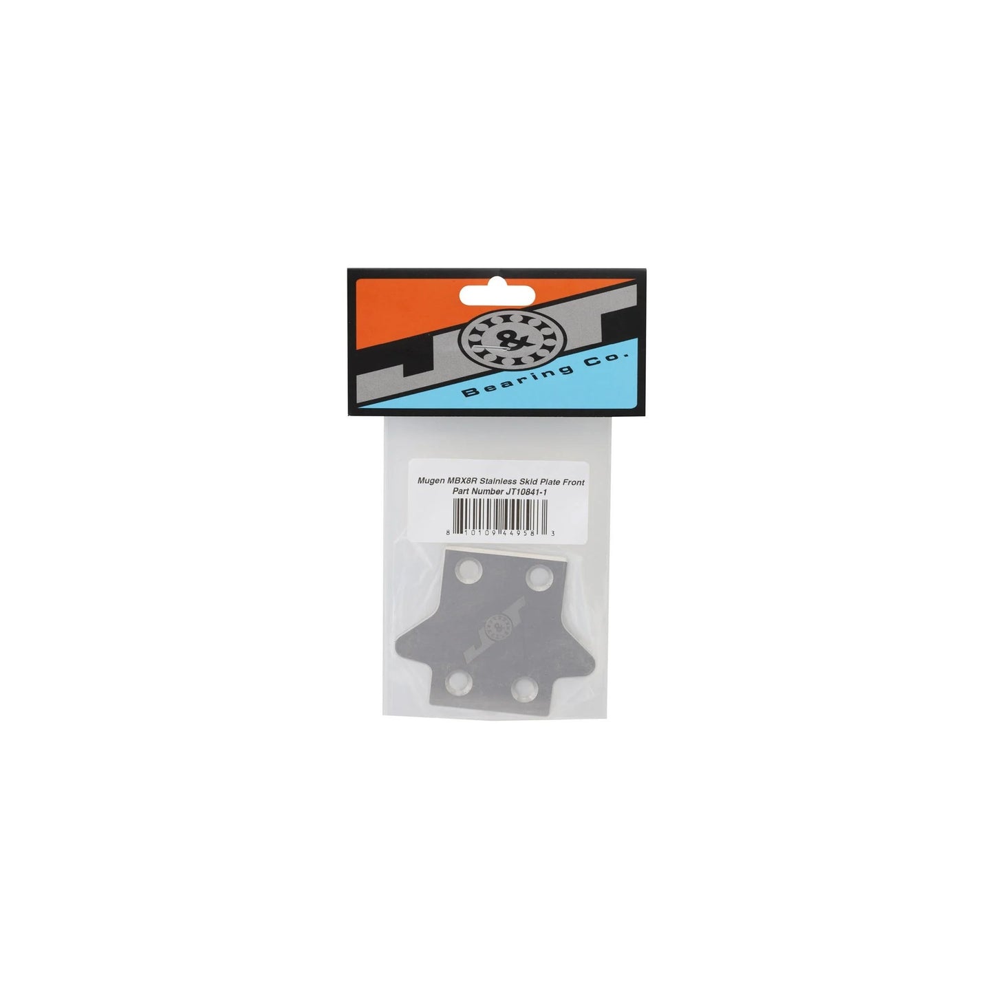 J&T Bearing Co Mugen MBX8R Stainless Skid Plate Front JTB-JT10841-1