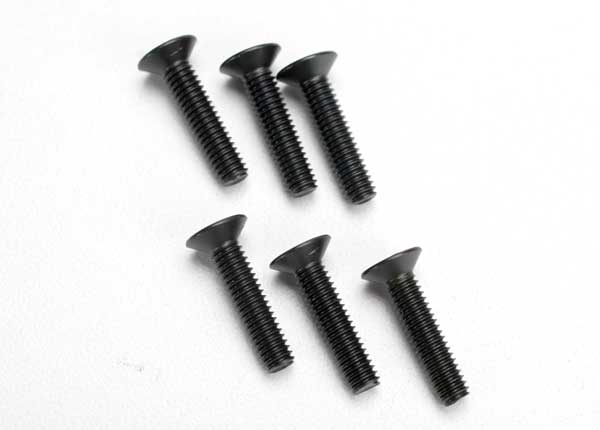 Traxxas Countersunk Machine Screws 4x18mm (6) TRA2547