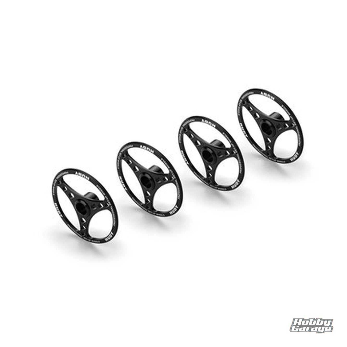 HUDY Alu Set-Up Wheel For 1 / 8 On-Road (4) HUD108070