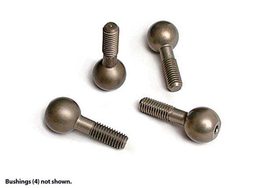 Traxxas Aluminum Pivot Balls w/ Cap Bushings (4) TRA4933X