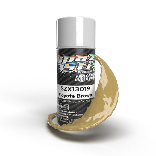 Spaz Stix Coyote Brown Aerosol Paint, 3.5oz Can SZX13019