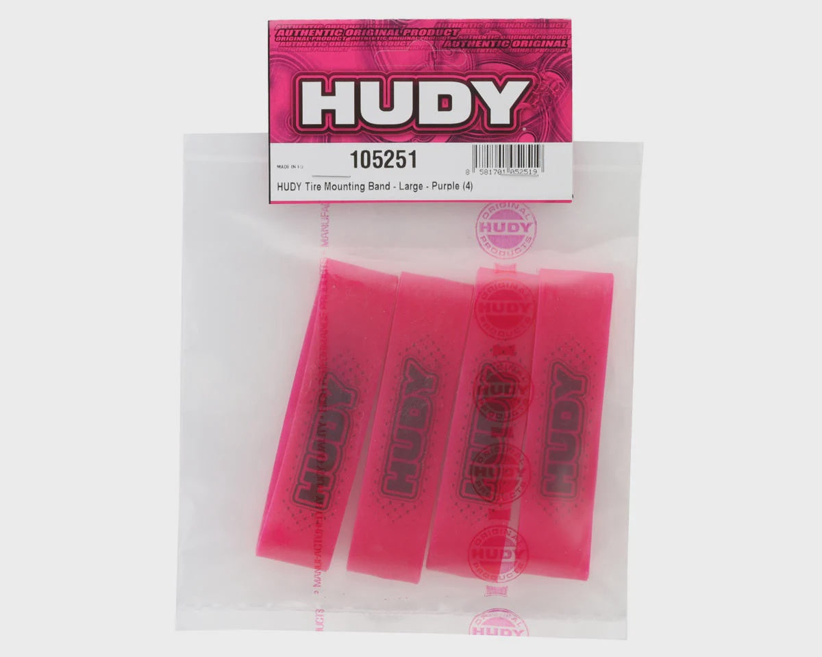 Hudy Tire Mounting Band - Large - Purple (4) HUD105251
