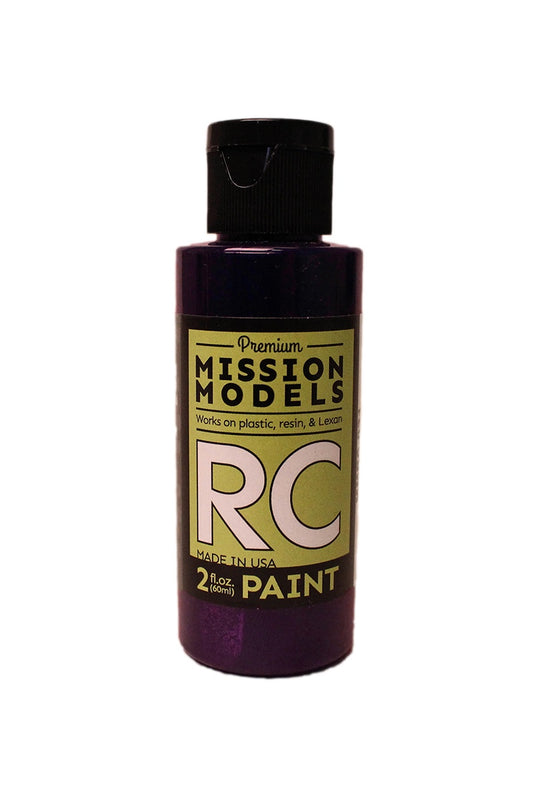 Mission Models Water-based RC Paint, 2oz Bottle, Iridescent Purple MMRC-031