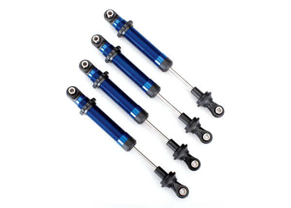 Traxxas Long Blue Aluminum Gts Shocks (4) TRA8160X