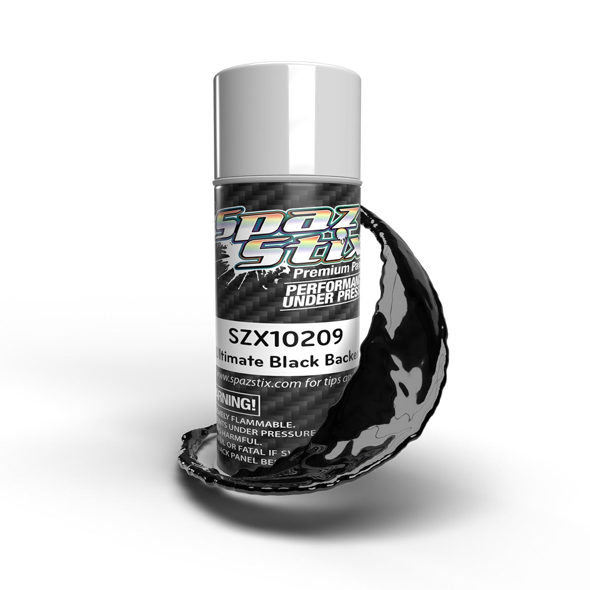 Spaz Stix Ultimate Black Backer for Mirror Chrome, Aerosol, 3.5oz SZX10209