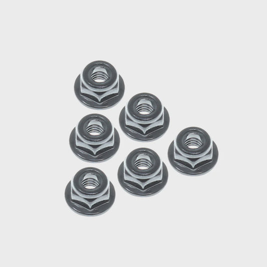 Redcat Racing RER12694 4mm Serrated Nylon Lock Nut (6pcs) RER12694