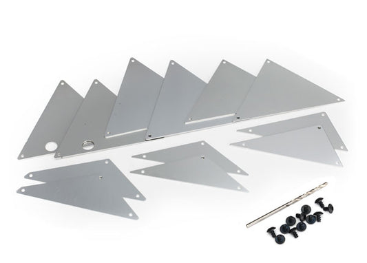 Traxxas Silver Aluminum Tube Chassis Inner Panel Set TRA8434A