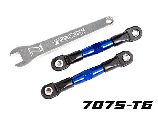 Traxxas Tubes 56mm Blue Aluminum Rear Camber Links (2) TRA2443X