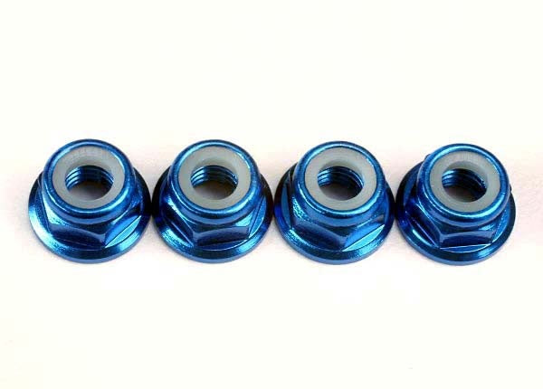 Traxxas Aluminum 5mm Nylon Lock Nuts (4) TRA4147X