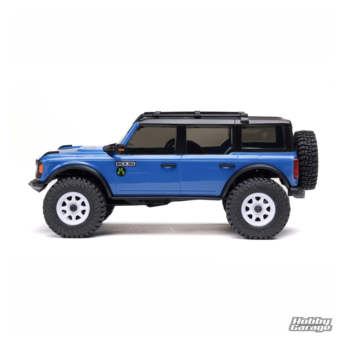 Axial 1/30 SCX30 Ford Bronco 4X4 RTR Brushed Rock Crawler (Battery & Charger Included), Blue AXI-2048T1