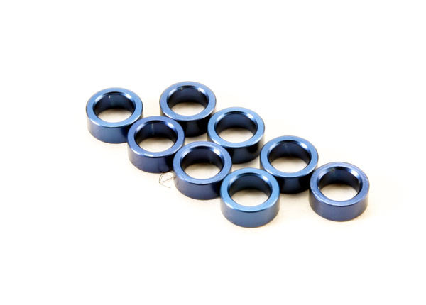 Traxxas Blue Aluminum Pushrod Spacers (8) TRA5133A
