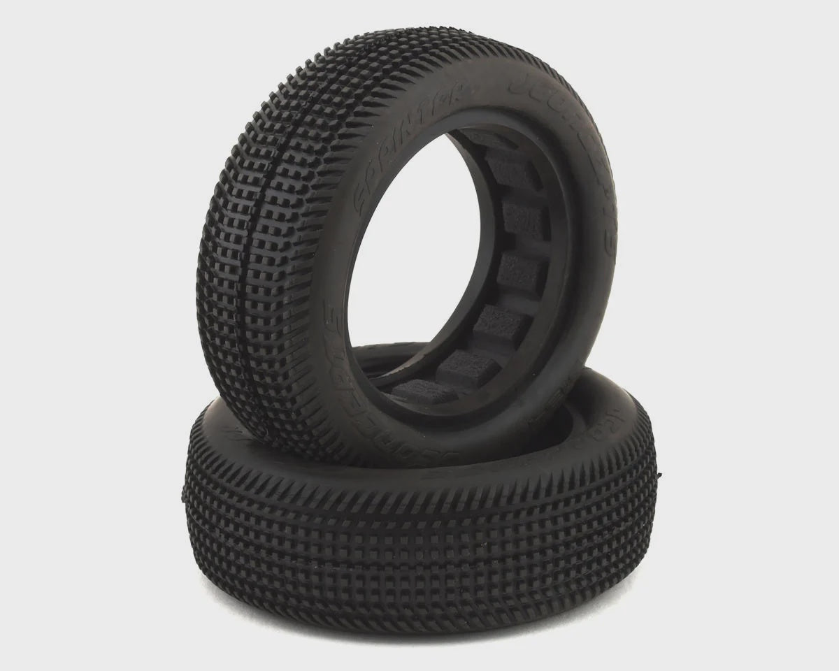 JConcepts Sprinter 2.2" 2WD Front Buggy Dirt Oval Tires (2) (Green) JCO3134-02