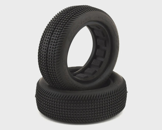 JConcepts Sprinter 2.2" 2WD Front Buggy Dirt Oval Tires (2) (Green) JCO3134-02