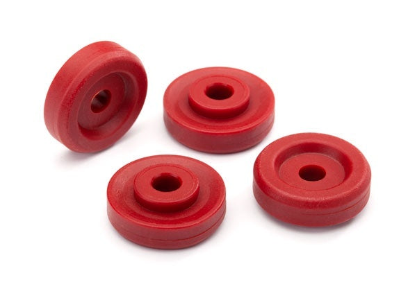 Traxxas Red Wheel Washers (4) TRA8957R