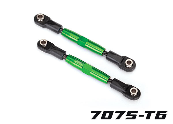 Traxxas Tubes Green Aluminum 83mm Front Camber Links (2) TRA3643G