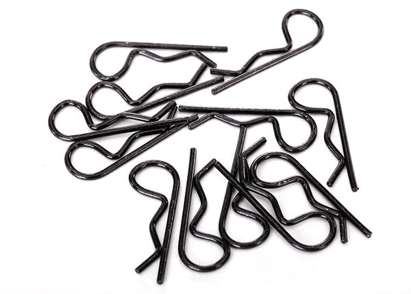Traxxas Black Standard-duty Body Clips (12) TRA1834A