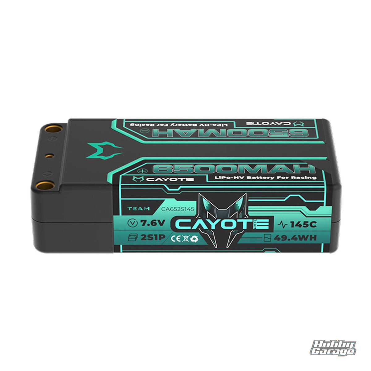 Cayote 2S 145C LCG Shorty LiHV Battery (7.6V/6500mAh) CYE652S145