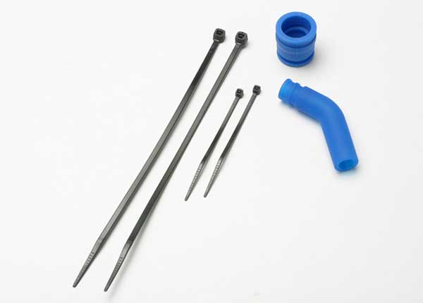 Traxxas Blue Pipe Coupler & Deflector TRA5245