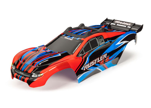 Traxxas Rustler 4x4 Red Body TRA6734R