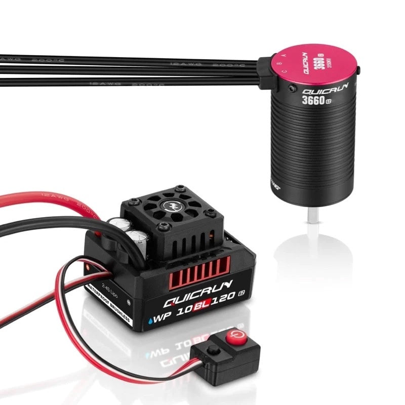 Hobbywing Combo Quicrun 10BL120 G2+3660 Sl G2; 3700kV HWI38030211