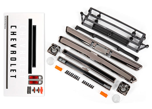 Traxxas C10 Drag Slash Black Chrome Body Accessories TRA9415X