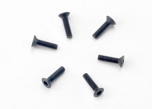 Traxxas Countersunk Machine Screws 2.5x10mm (6) TRA2523