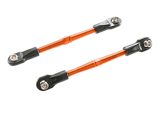 Traxxas 59mm Orange Aluminum Toe Links (2) TRA3139T
