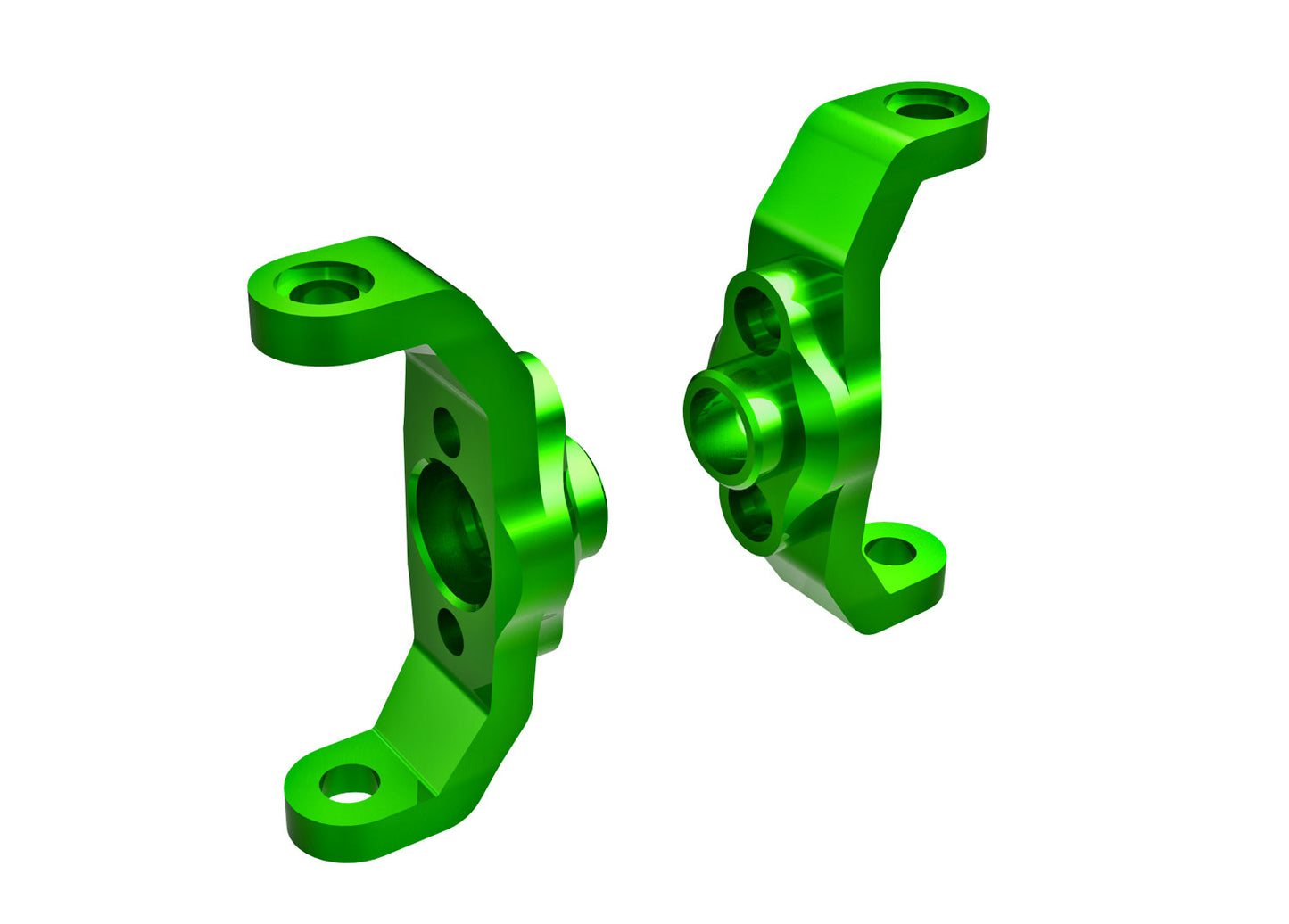 Traxxas Green Aluminum Caster Blocks (L&R) TRA9733-GRN