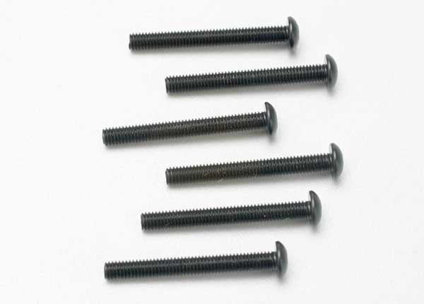 Traxxas Button-head Machine Screws 3x25mm (6) TRA2581