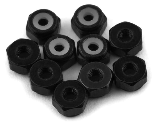 Yeah Racing 2mm Aluminum Lock Nut (Black) (10) YEA-YA-0565BK