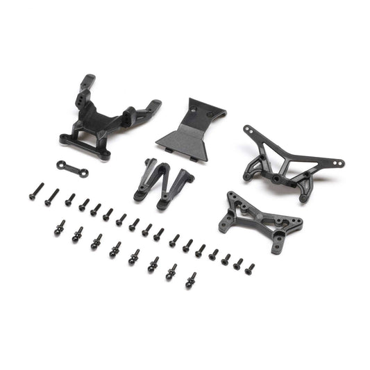 Losi Front & Rear Towers, Bumper: Micro-b LOS-1770