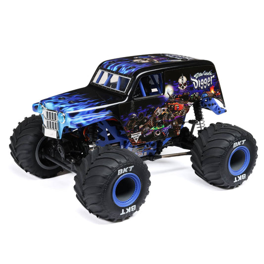 Losi 1/18 Mini LMT Son Uva Digger 2S 4x4 RTR Monster Truck (Battery & Charger LOS01026T2