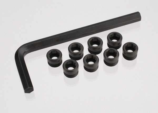 Traxxas Aluminum Pivot Ball Caps (8) TRA7033X